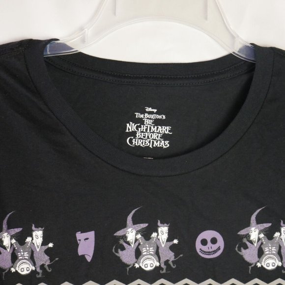 Disney Mens Size 2X Black Shirt The Nightmare Before Christmas Tim Burton - Picture 4 of 12